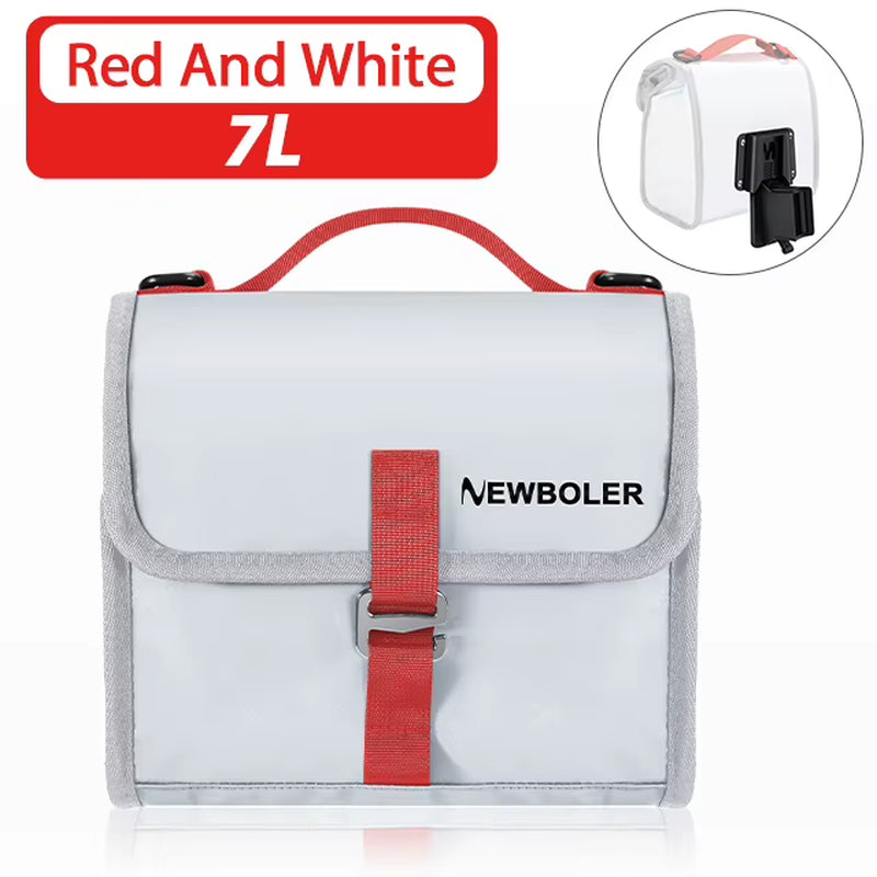 Insulated Waterproof Front Bag for Brompton Bicycles - Quick Release, 4-7L Capacity