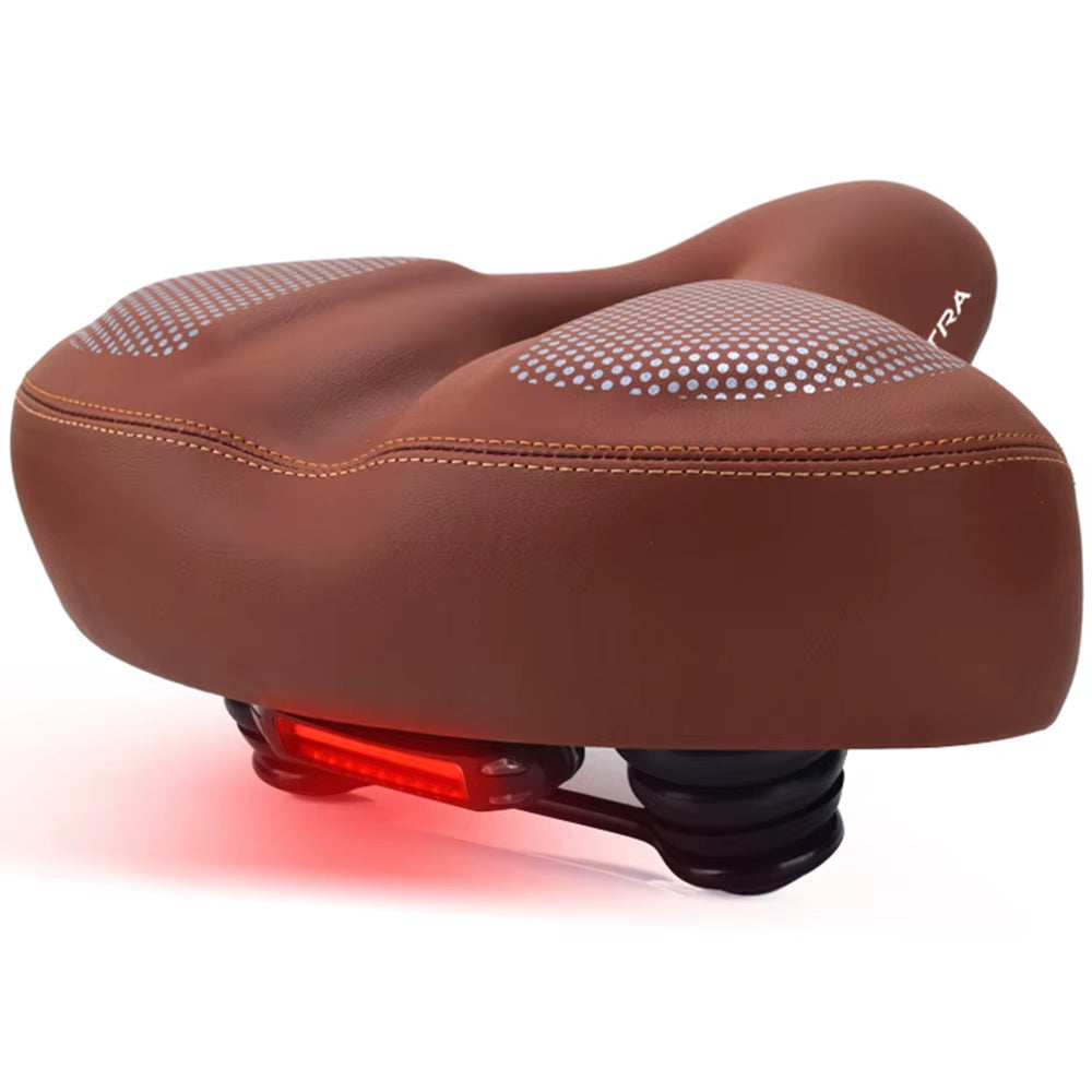 Oversized Extra Soft Padded Bicycle Seat Cushion for Men and Women - Comfortable Large Bike Saddle for Mountain Riding