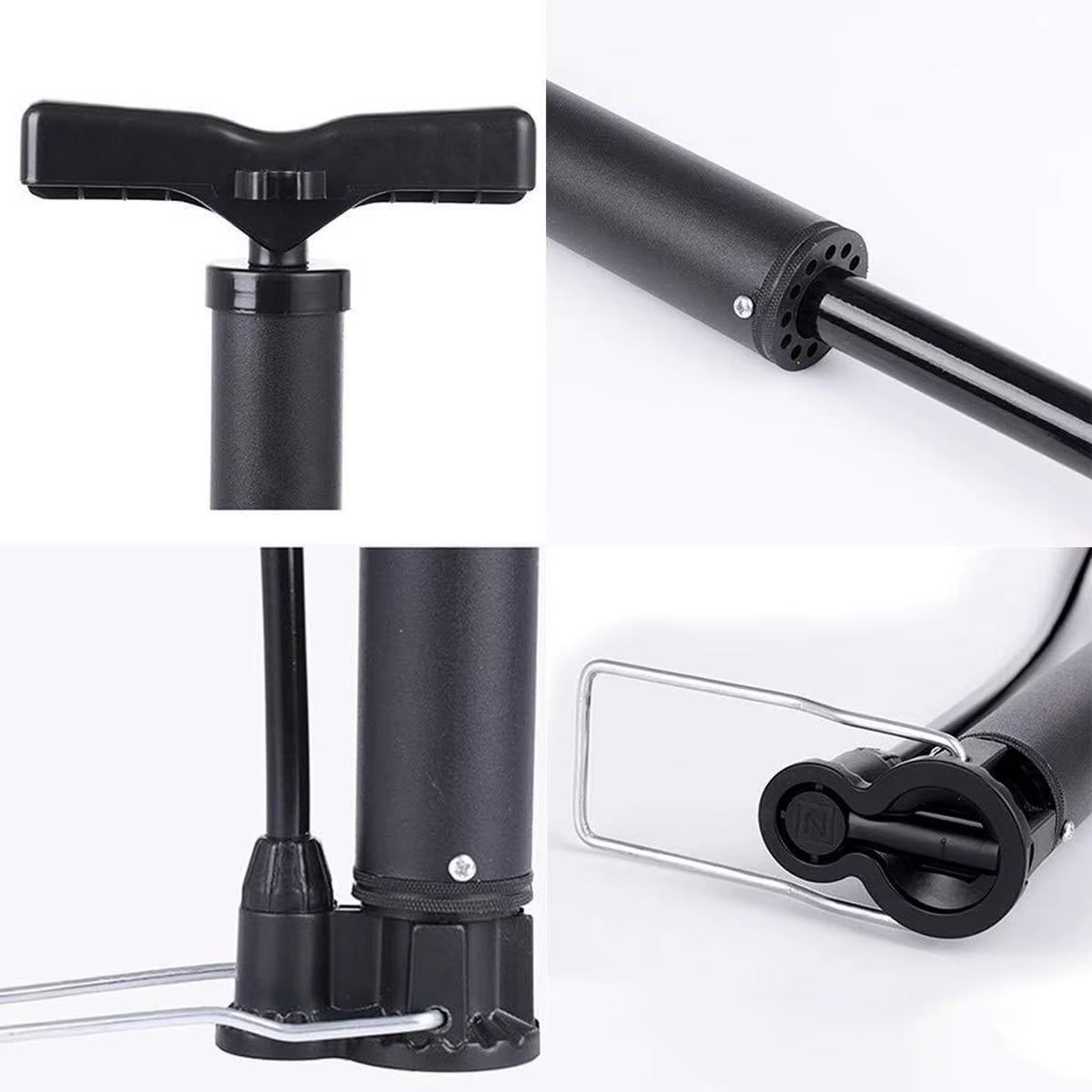 PINMOAP High-Pressure Bicycle Inflator and Multi-Functional Air Pump for Bicycles and Sports Balls