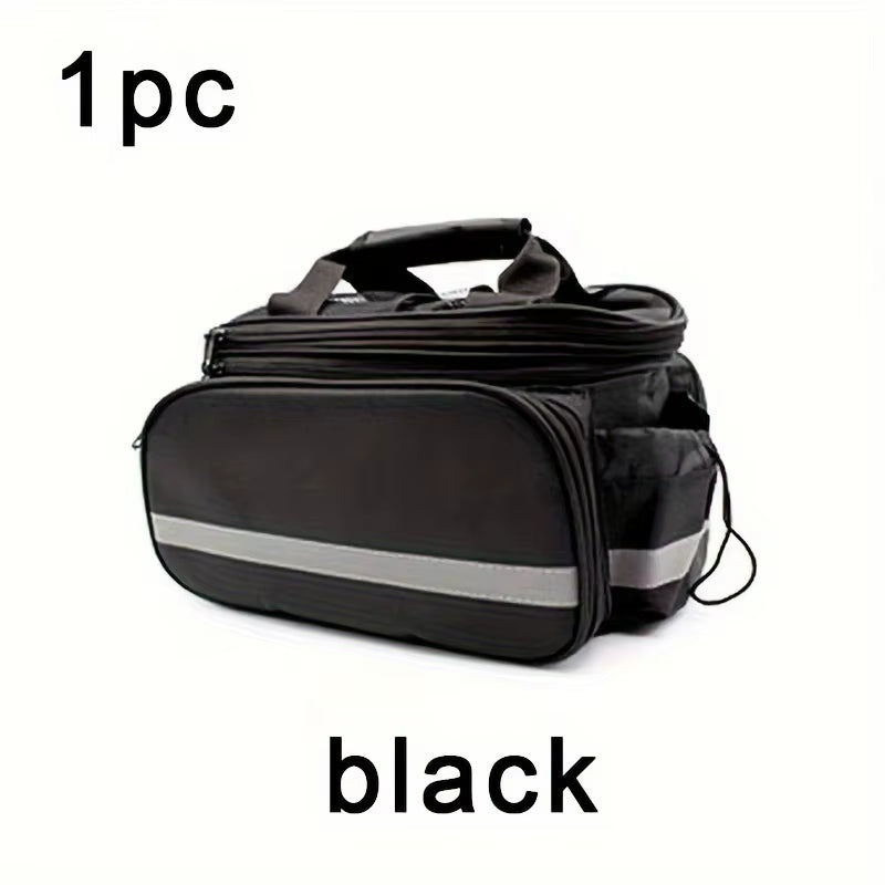 Large-Capacity 27L Waterproof Bicycle Rear Rack Bag for Outdoor Riding and Mountain Cycling