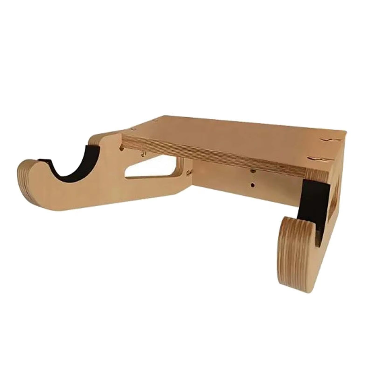 Premium Wooden Bicycle Wall Mount for Garage Display - Space-Saving Bike Hanger and Rack for Road Bikes