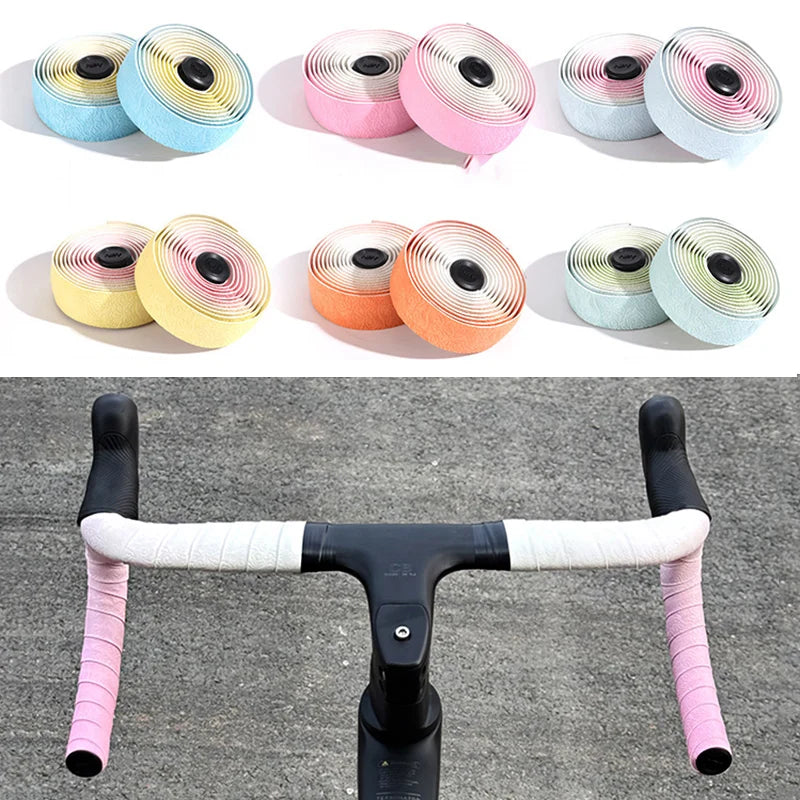 Comfortable Anti-Slip Bicycle Handlebar Tape with Shock Absorption for Road Racing and Cycling
