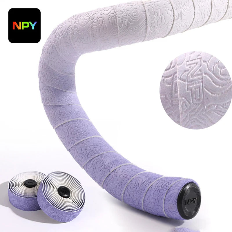 Comfortable Anti-Slip Bicycle Handlebar Tape with Shock Absorption for Road Racing and Cycling